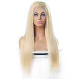 LUXURY RAW HAIR #613 BLONDE STRAIGHT HD CLOSURE WIG - 180% DENSITY